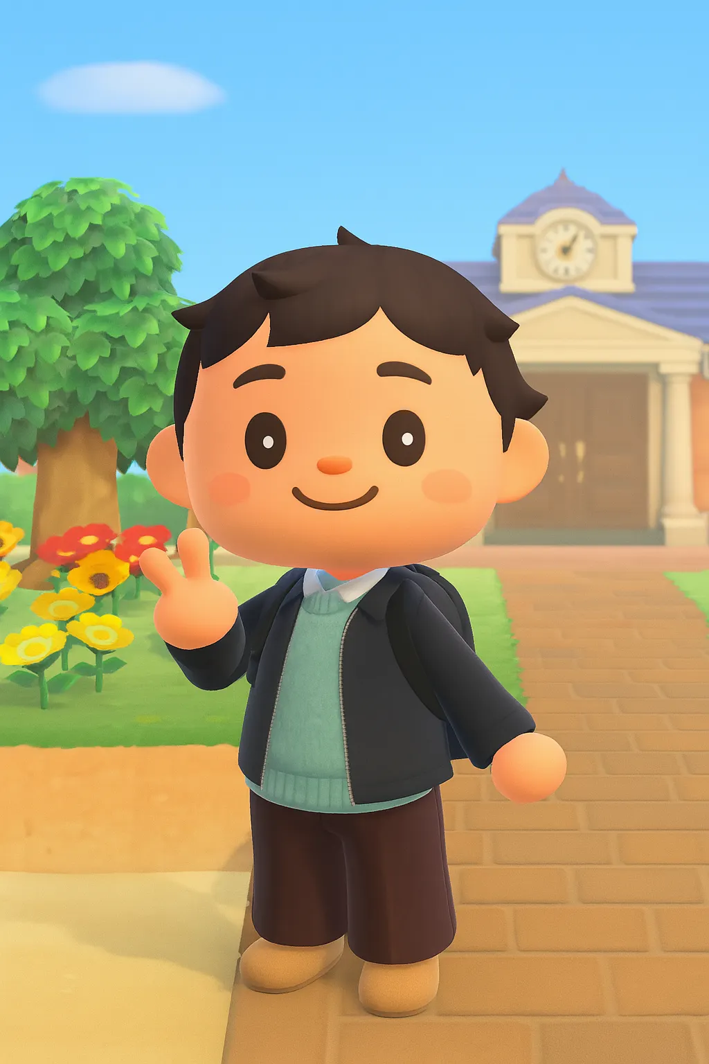 Animal Crossing–Style Toonified Avatar