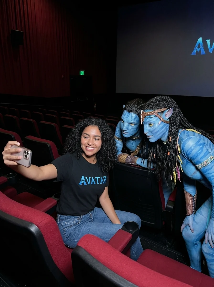 Avatar Cinema Selfie