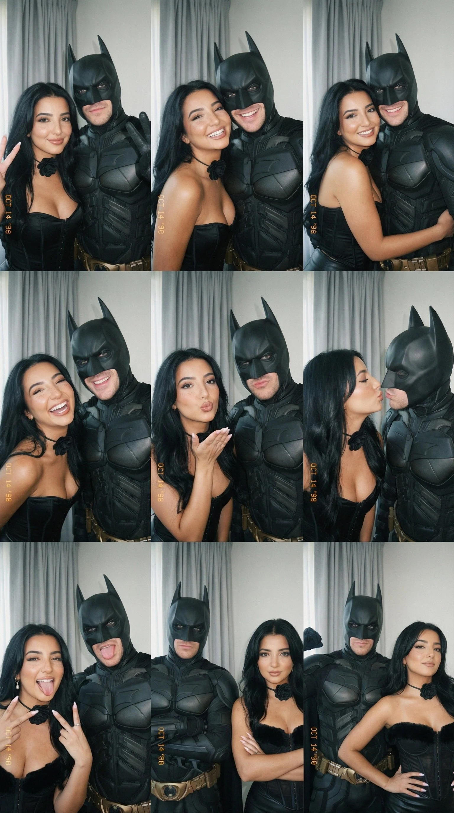 Batman Couple Selfie Grid