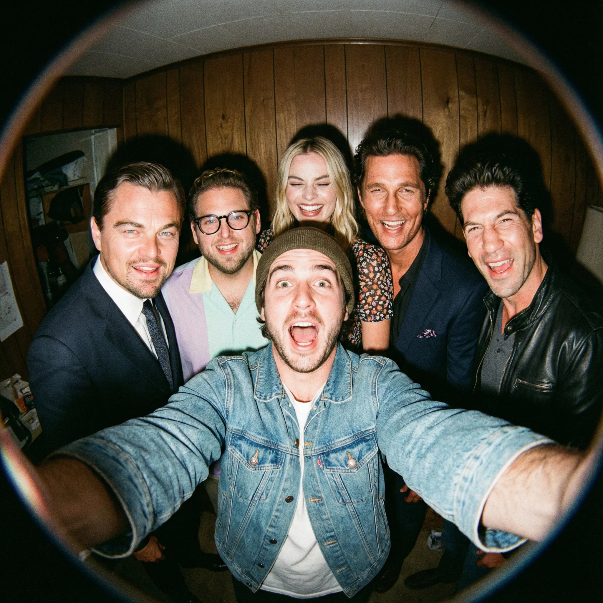 Fisheye selfies with your favorite movie characters