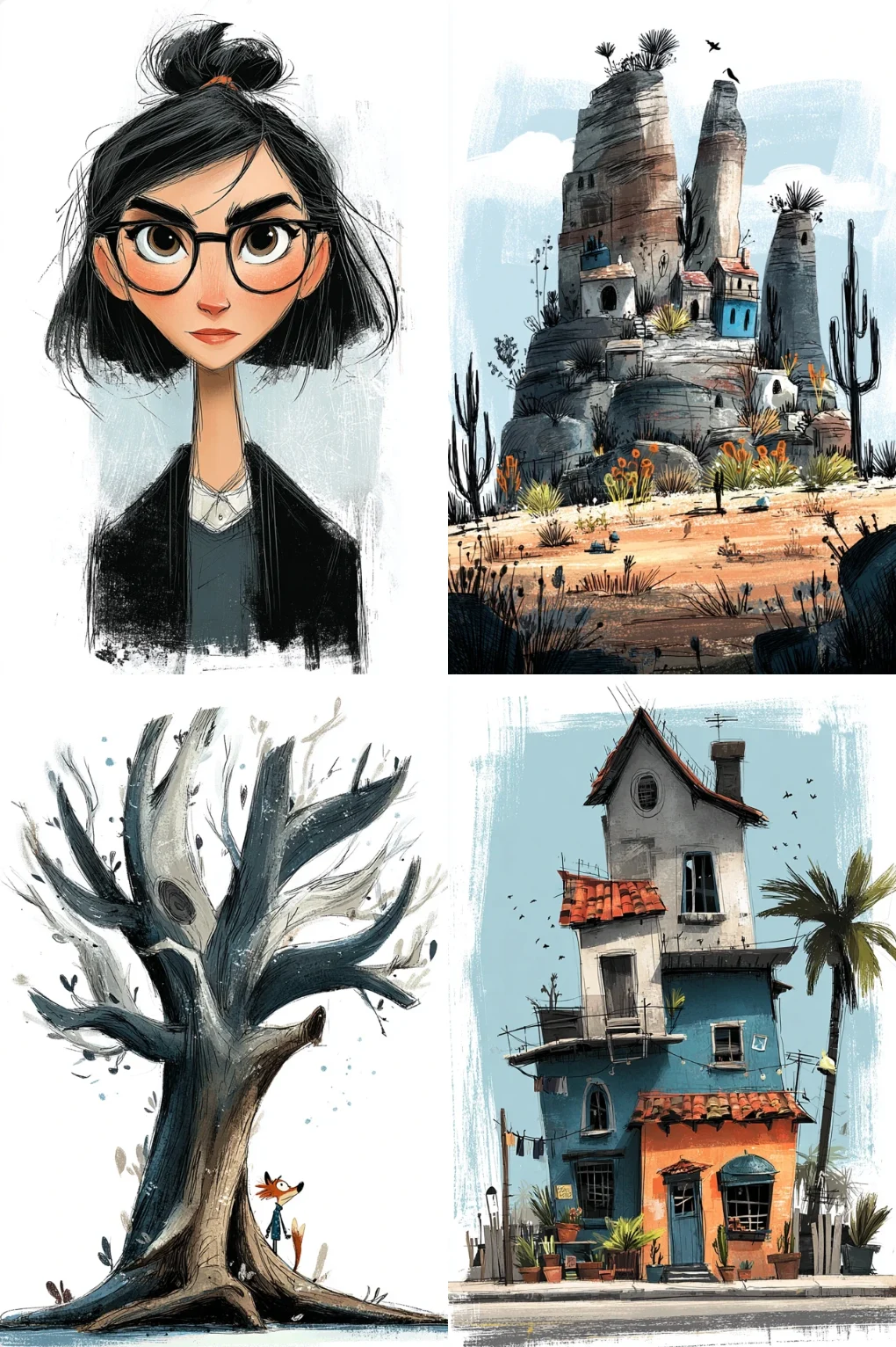 Painterly Storybook Illustration